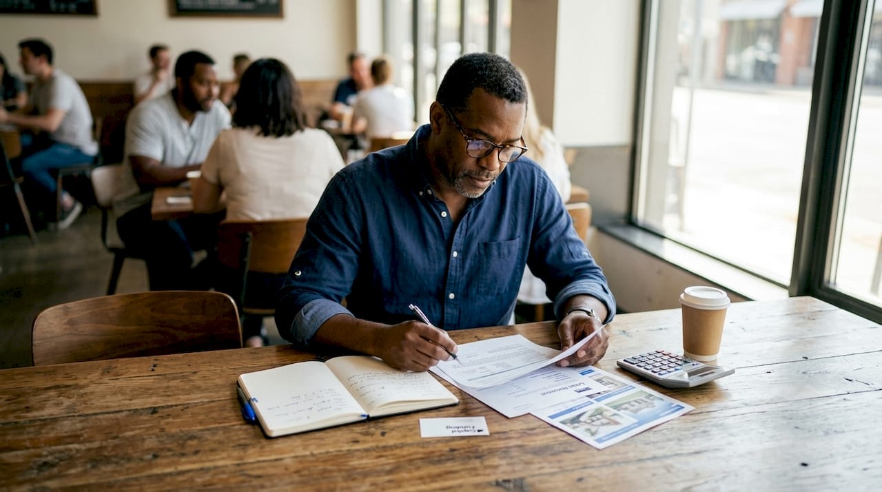 1782216509923_Real-estate-investor-reviewing-loan-documents Real estate investor reviewing loan documents