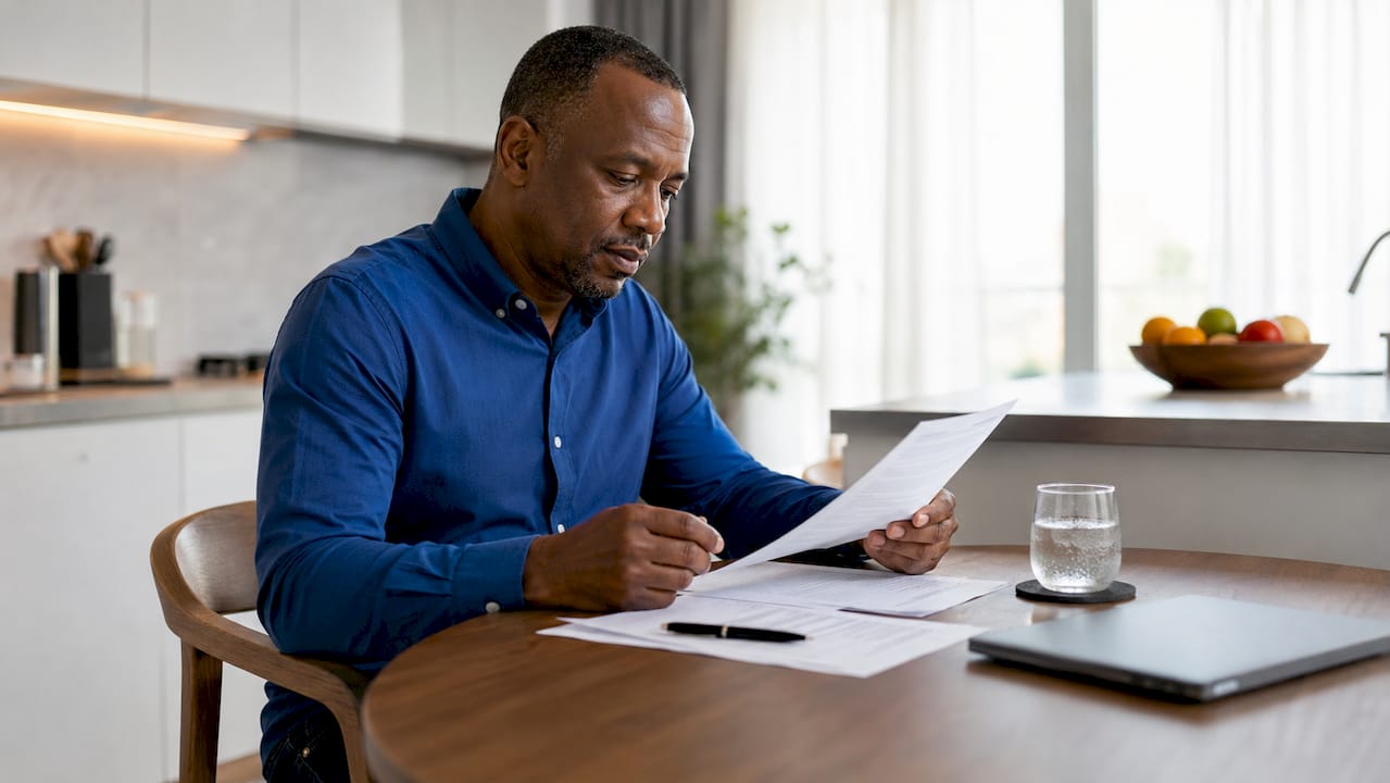 1782637378587_Investor-reviewing-hard-money-loan-paperwork Investor reviewing hard money loan paperwork