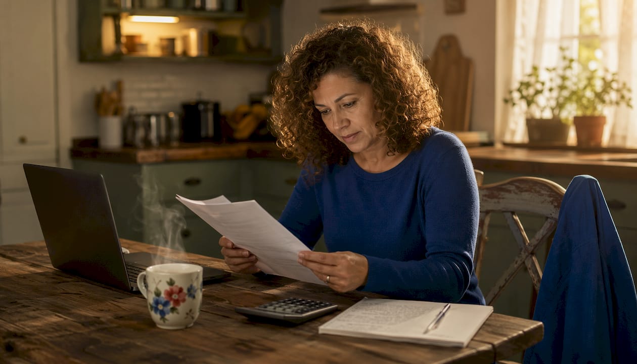 1784869850078_Business-owner-reviewing-home-equity-loan-documents Business owner reviewing home equity loan documents