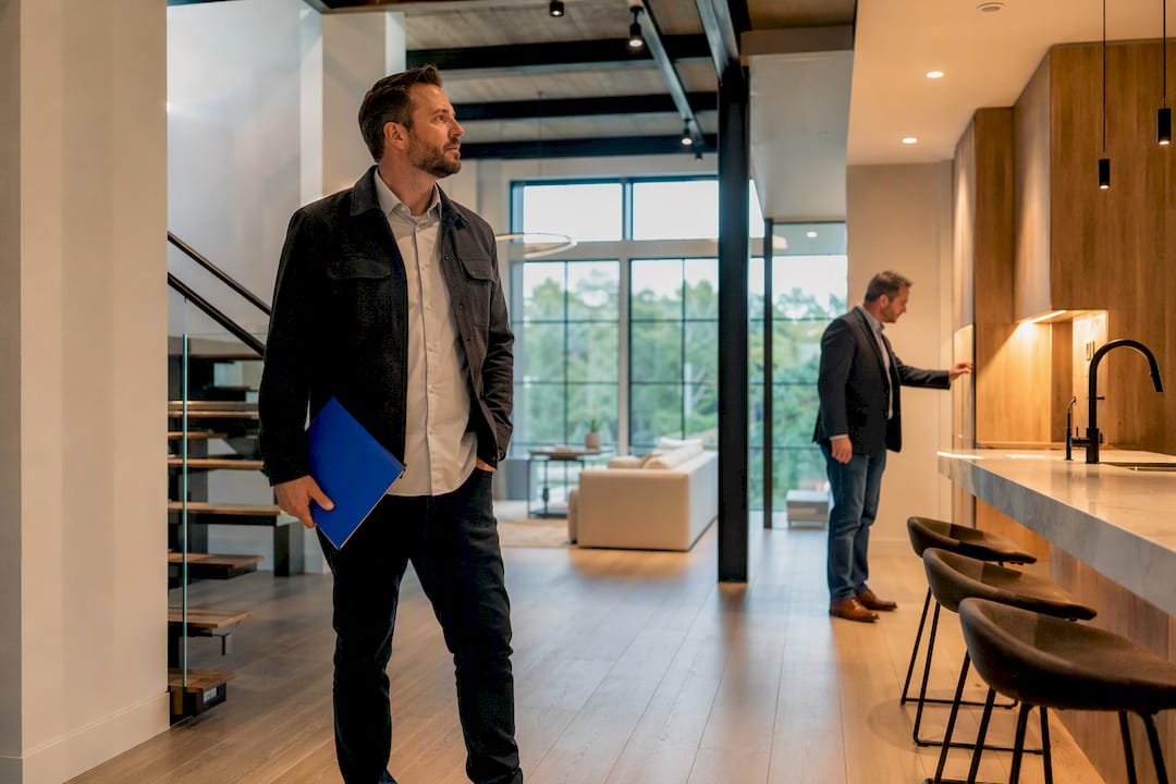 1788453372320_Investor-reviewing-a-nearly-completed-renovation Investor reviewing a nearly completed renovation